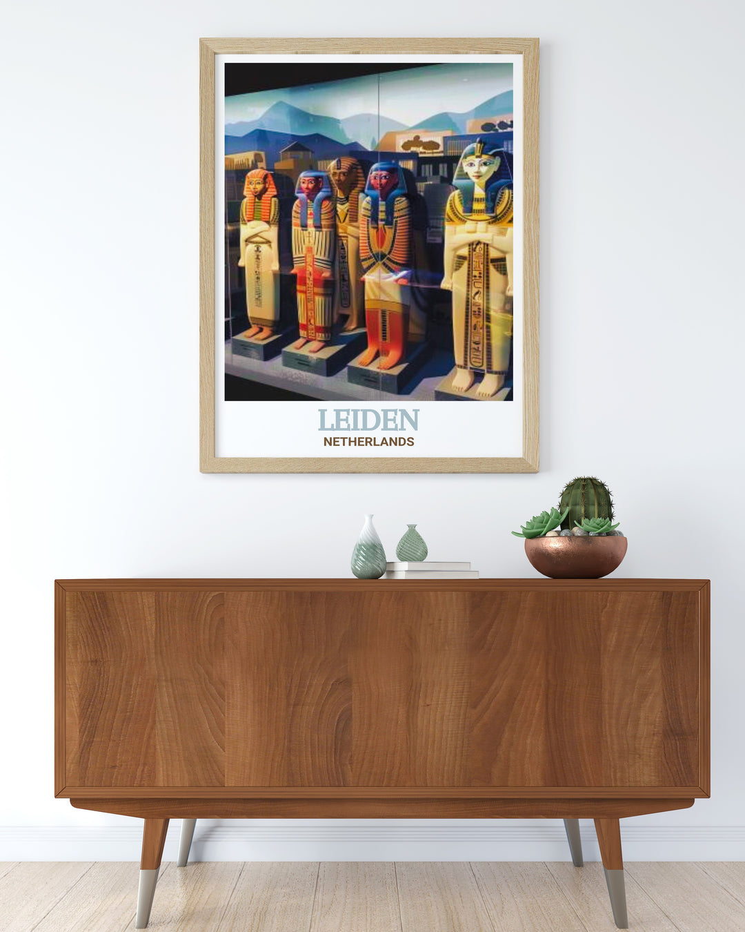 The Rijksmuseum van Oudheden canvas art showcasing the grandeur of one of the Netherlands most important museums in Leiden. This travel print highlights its architectural beauty and cultural significance, perfect for home decor or as a gift for art lovers.