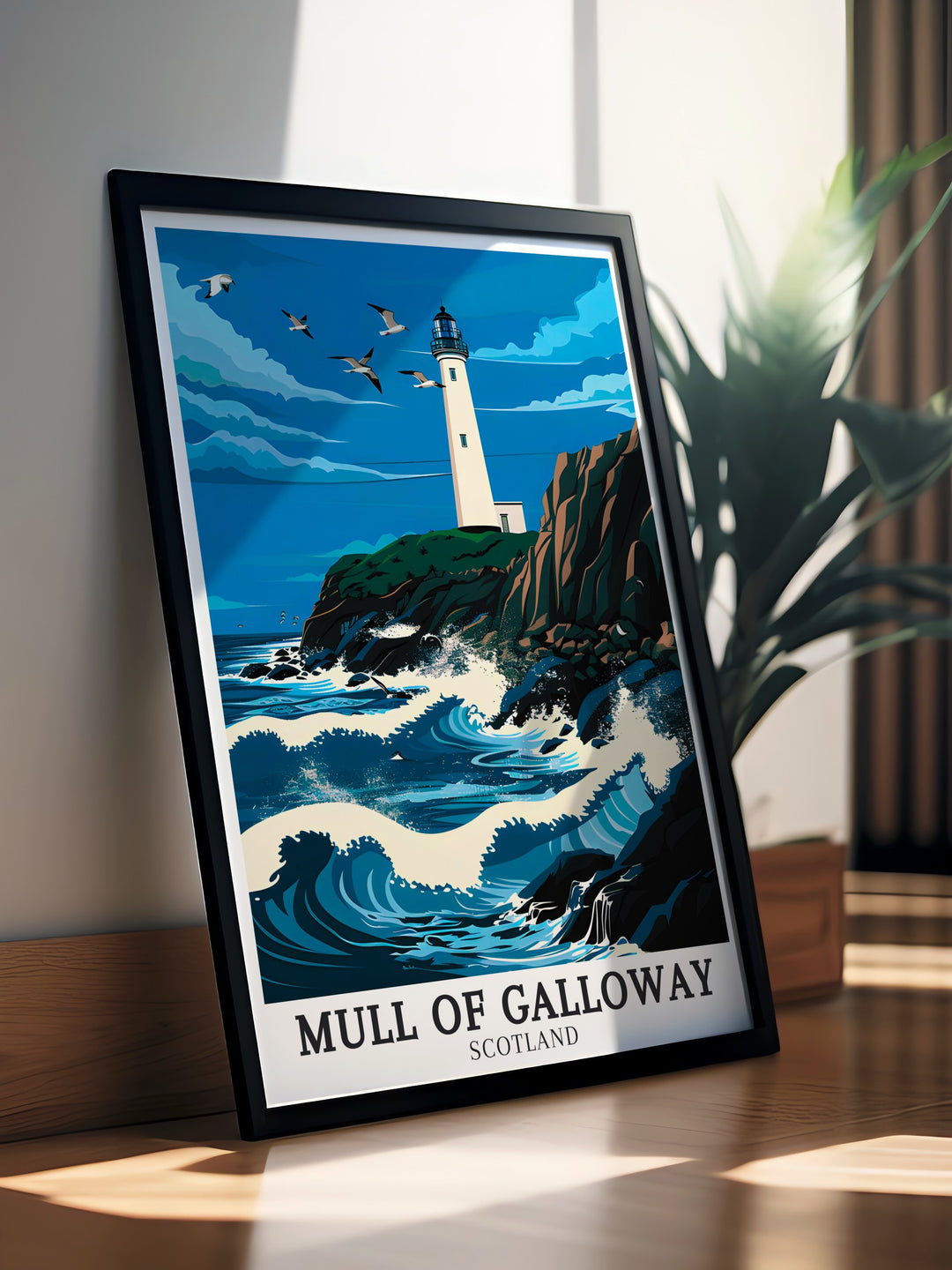 Mull of Galloway Lighthouse Canvas Art highlights the timeless elegance of this historic structure, set against the wild backdrop of the Irish Sea. This artwork brings a touch of Scotlands coastal heritage into your living space.