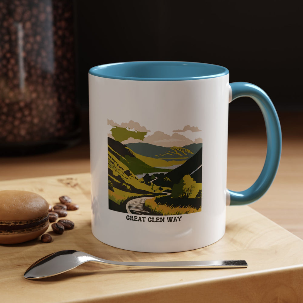 This Great Glen Way mug captures the scenic beauty of Scotland’s famous hiking trail. Perfect for nature lovers, it features durable ceramic construction and is dishwasher and microwave safe, making it a practical yet artistic addition to your collection.