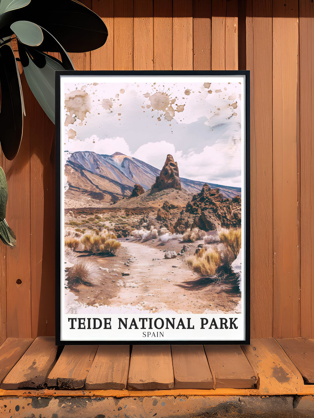 Our Teide National Park canvas art beautifully depicts Pico Viejo and Cañadas Caldera, highlighting the dramatic volcanic scenery and vast caldera of this UNESCO World Heritage Site. Ideal for home decor, this artwork brings the serene and powerful beauty of Spains volcanic landscapes into your space.