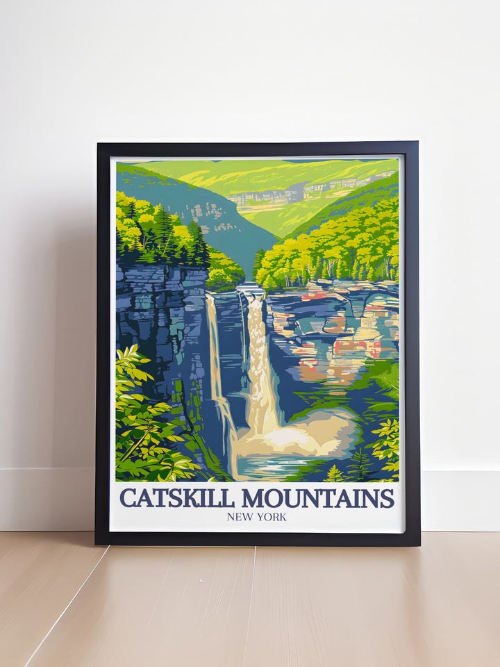 Kaaterskill Falls and Spruce Creek framed prints are perfect for nature lovers and those who appreciate the beauty of New York State. These stunning travel prints highlight the natural landscapes of the Catskills in a way that enhances any living space.