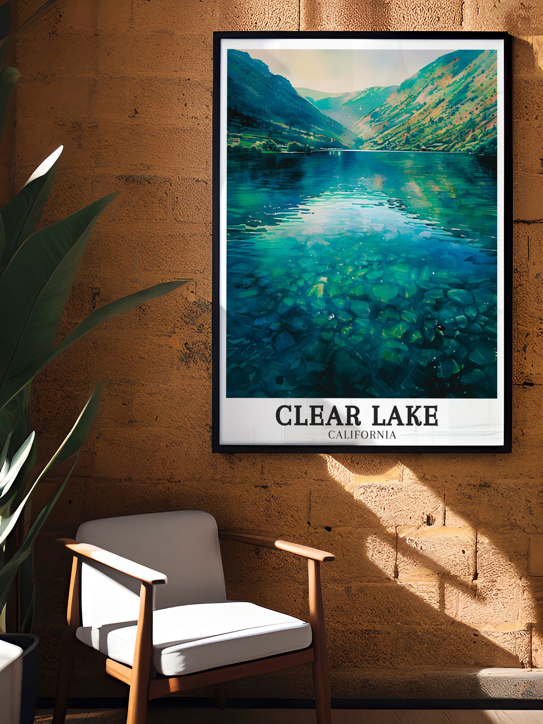 The vibrant colors of the Coast Ranges and Clear Lake come alive in this detailed wall poster. A perfect gift for adventurers, hikers, and travelers who cherish the Northern California region.