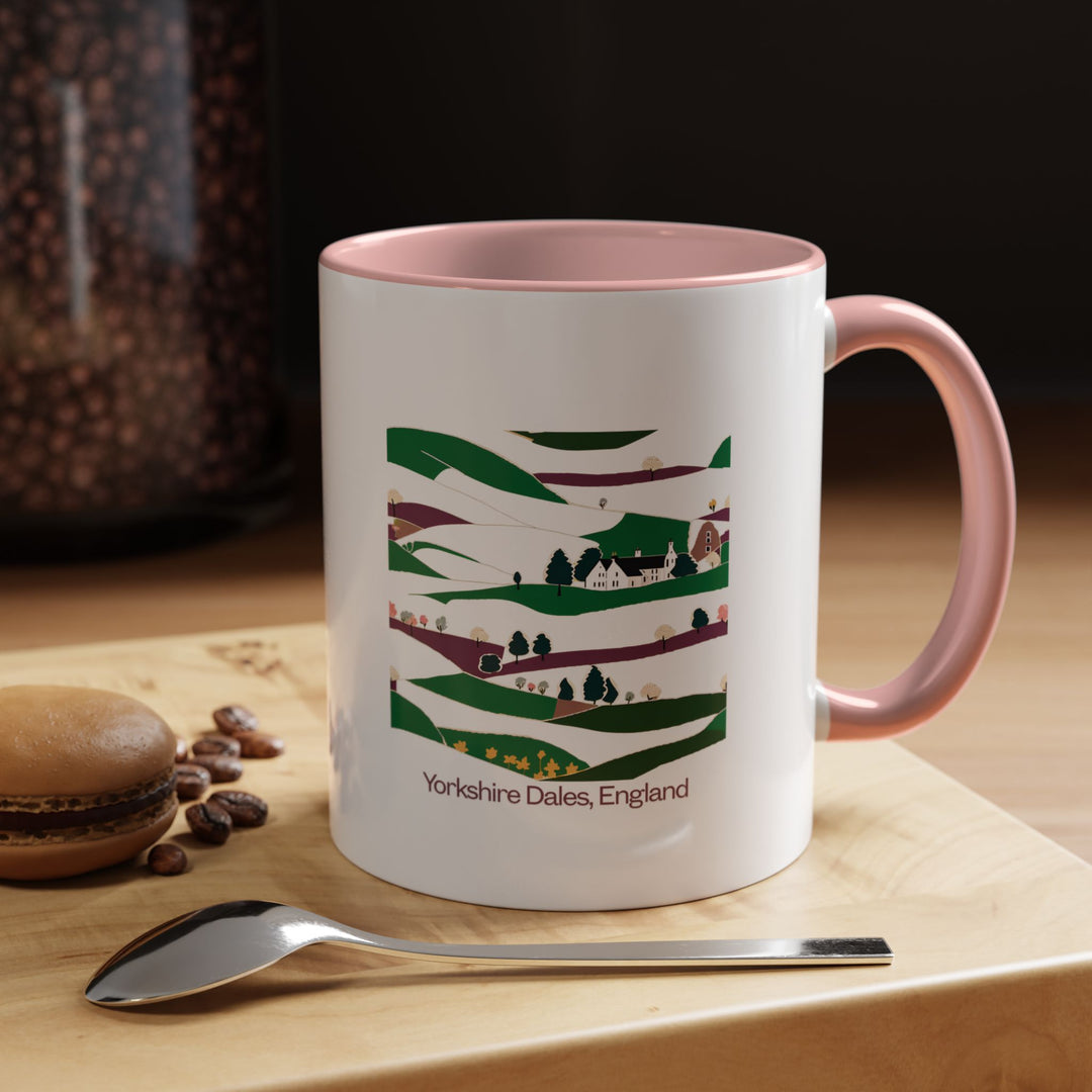 A stylish Yorkshire Dales England mug perfect for adding a touch of English elegance to your daily life. Showcasing detailed designs of iconic landscapes, it is dishwasher and microwave safe. A meaningful gift for travelers, collectors, or those who appreciate Yorkshire Dales beauty.