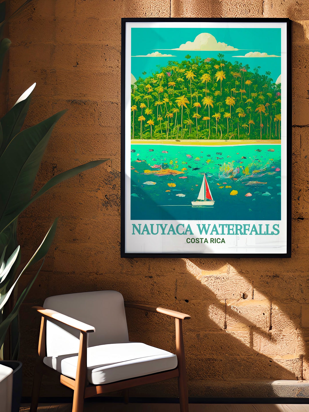 Cano Island art print capturing the vibrant beauty of Costa Rica ideal for decorating your living room or office with a touch of nature this stunning wall art is perfect for those who appreciate natural landscapes and want to bring them indoors