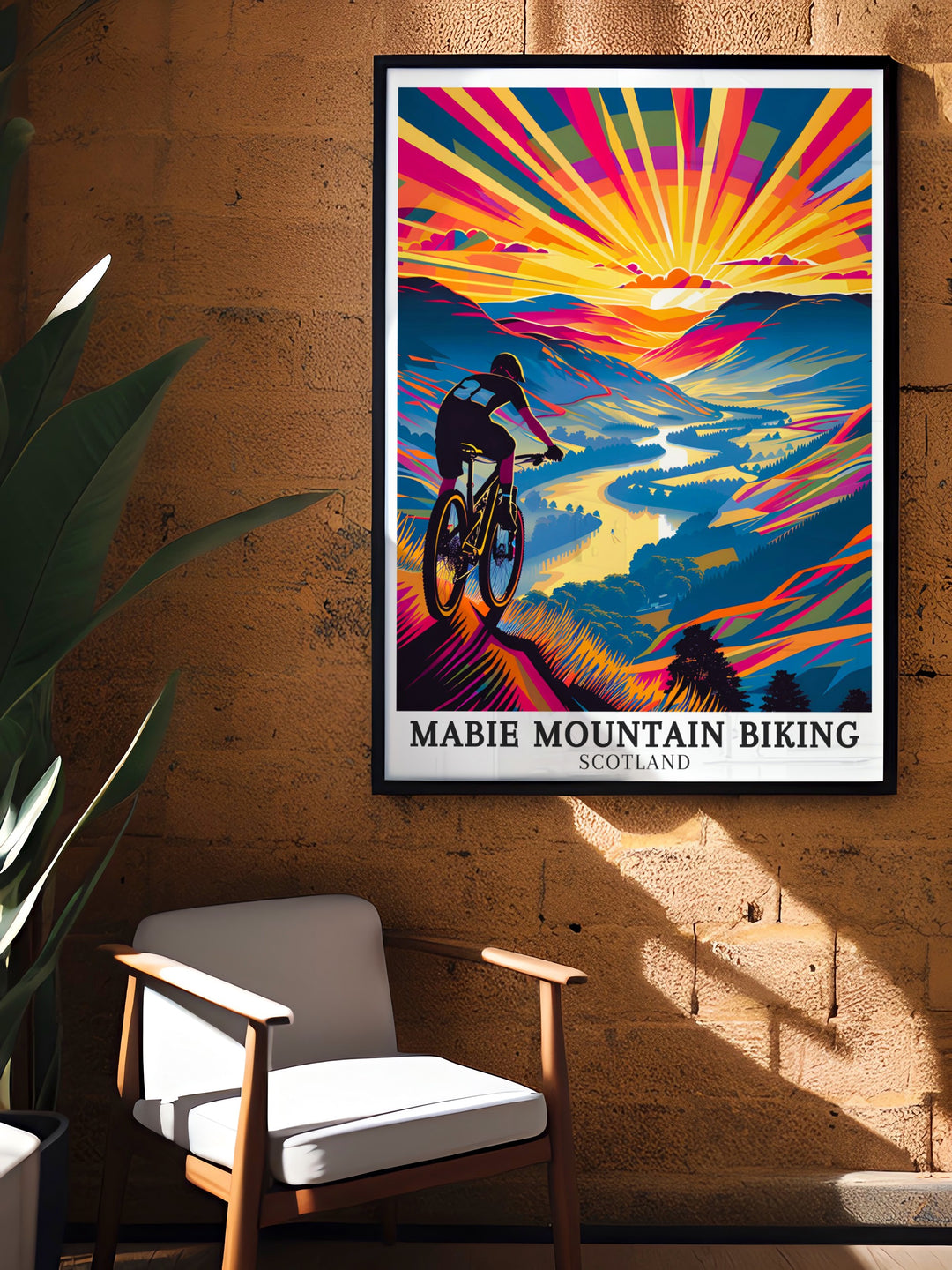 Family Forest Trail prints. Showcasing the gentle paths and stunning views of the Family Forest Trail at Mabie Mountain Biking, these prints highlight the serene landscapes of Loch Mabie. Ideal for adding tranquility to your wall decor.