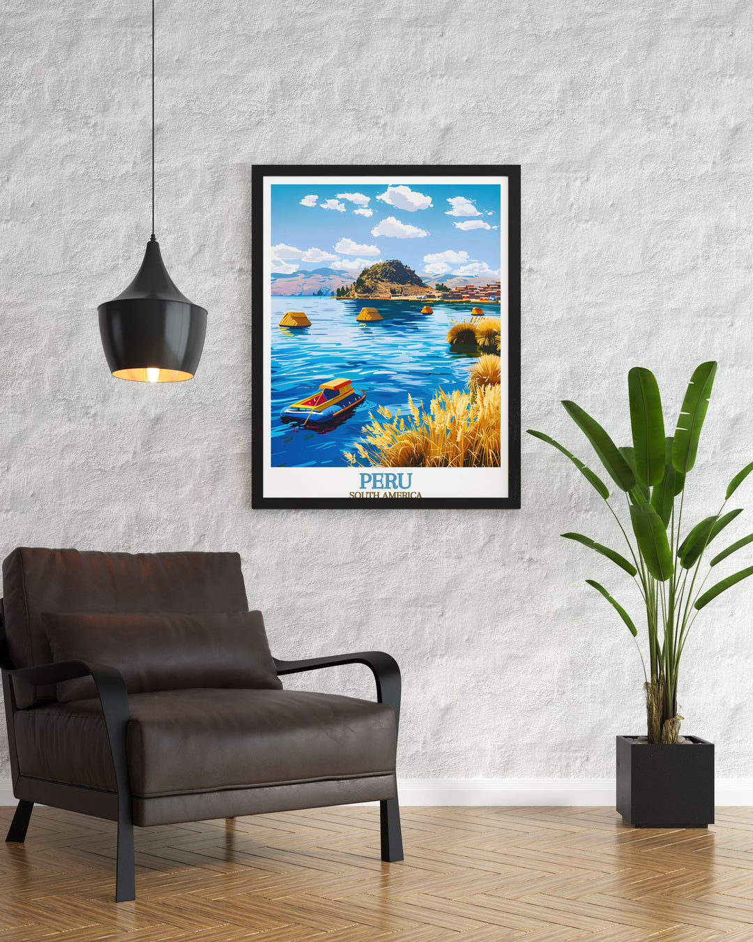 Adorn your walls with Peru art prints and matted art pieces showcasing the natural splendor of Lake Titicaca perfect for any decor