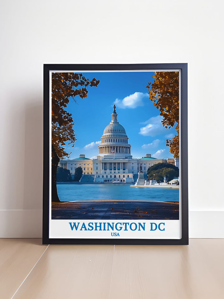 Beautiful Washington DC photo of The United States Capitol Building with intricate details suitable for gifts on Fathers Day Mothers Day and other special occasions
