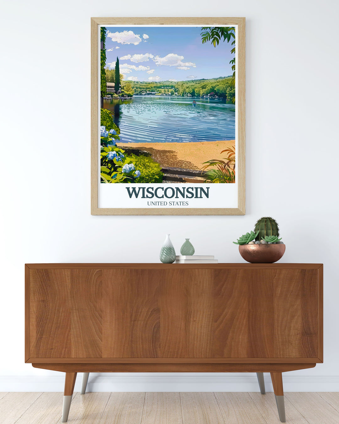 Sauk County Lake Delta Digital Download available for instant access to beautiful modern prints and personalized decor options