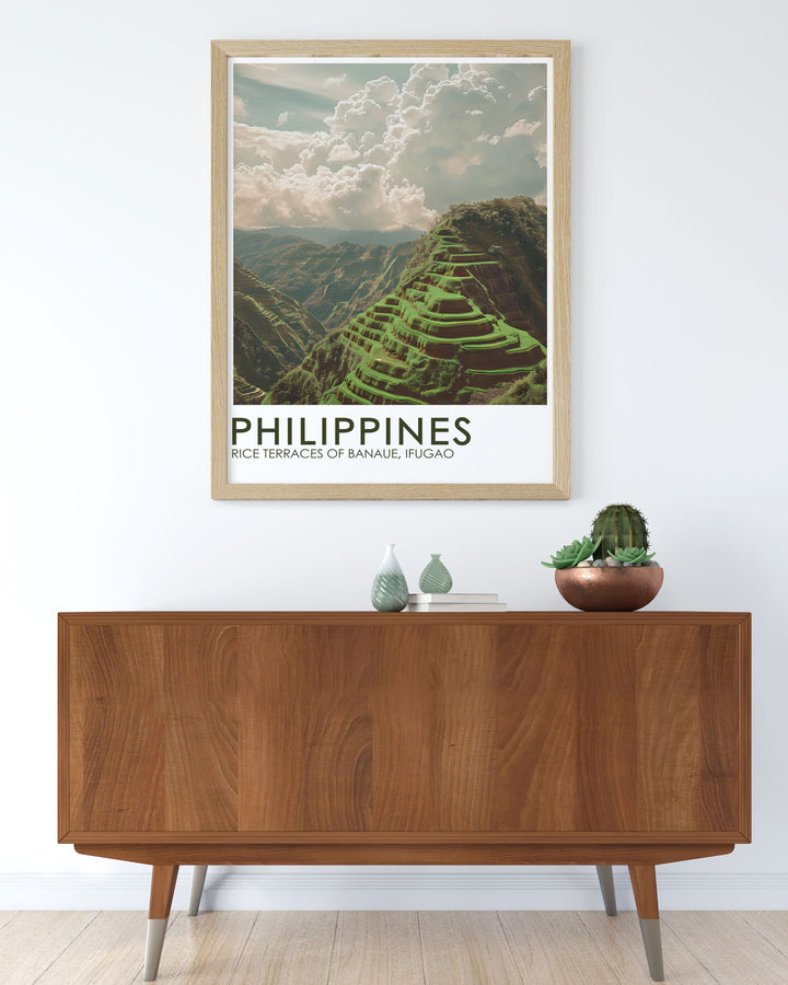 High quality Philippines Photo of Rice Terraces of Banaue Ifugao showcasing the vibrant colors and intricate details of this cultural wonder perfect for modern décor and stunning focal points in any room ideal for gifts on special occasions