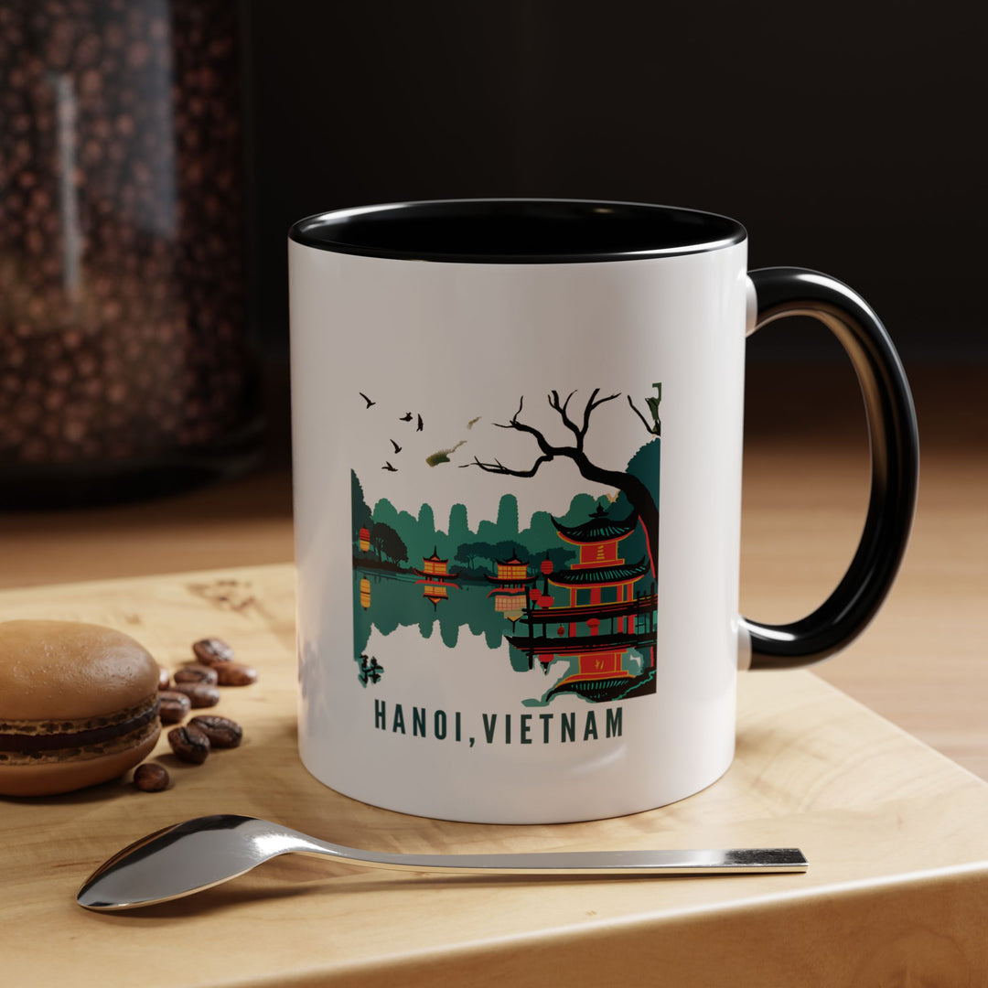 This ceramic Hanoi mug combines functionality with artistry, highlighting the city’s cultural essence. Dishwasher-safe and designed for daily use, it makes a meaningful keepsake or gift for Vietnam enthusiasts.