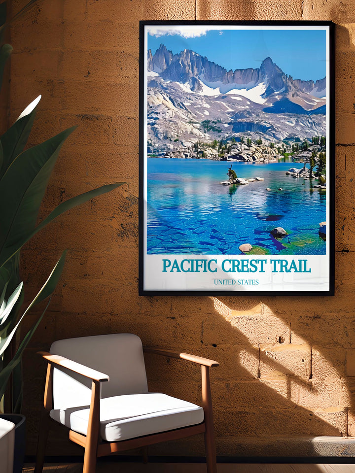 High quality Desolation Wilderness artwork perfect for those who cherish the beauty of national trails and outdoor adventure showcasing detailed natural scenery