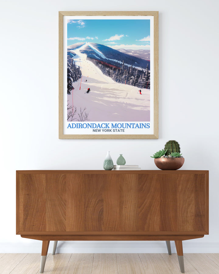 Bring the outdoors in with Whiteface Mountain elegant home decor showcasing the majestic Adirondack Mountains perfect for any room