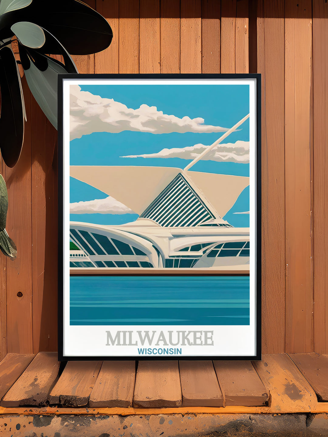 Featuring the Milwaukee skyline and the iconic architecture of the Milwaukee Art Museum, this travel print is a tribute to the citys vibrant energy. The bold lines and intricate details make it a must have for anyone who loves urban landscapes.