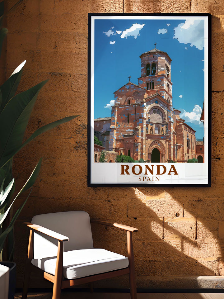 Elegant Church of Santa Maria la Mayor framed prints perfect for home decor add a touch of sophistication to your walls with these high quality prints featuring modern art that is both timeless and contemporary ideal for creating perfect wall decor in any setting