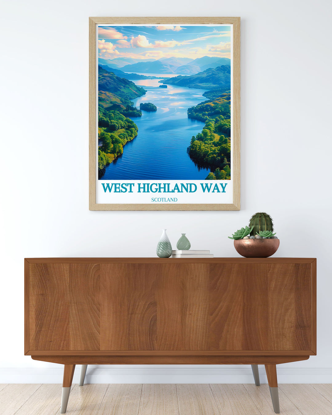 Celebrate Scotlands great trails with this stunning West Highland Way Poster Print featuring Loch Lomond. Perfect for adding a touch of Scottish charm to your living space this National Park Print is an excellent gift for outdoor enthusiasts.