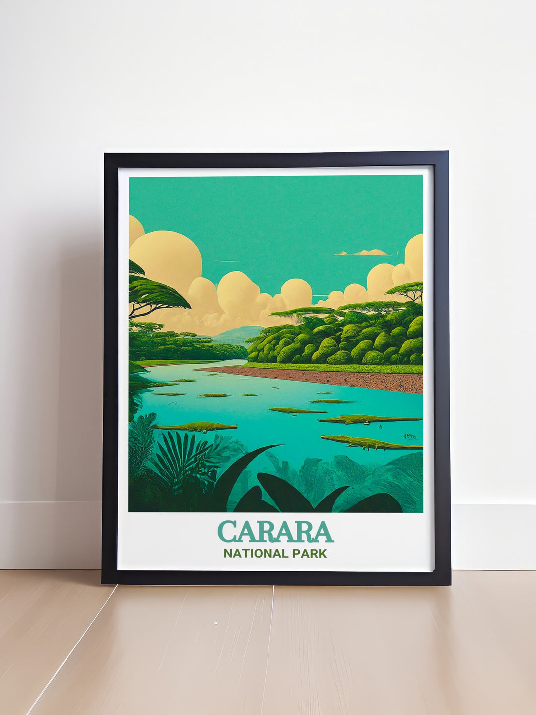 Carara National Park Wall Art brings the tropical beauty of Costa Ricas rainforest and rivers into your living space. Featuring the Tarcoles River, this artwork is ideal for anyone who loves the outdoors and wildlife.