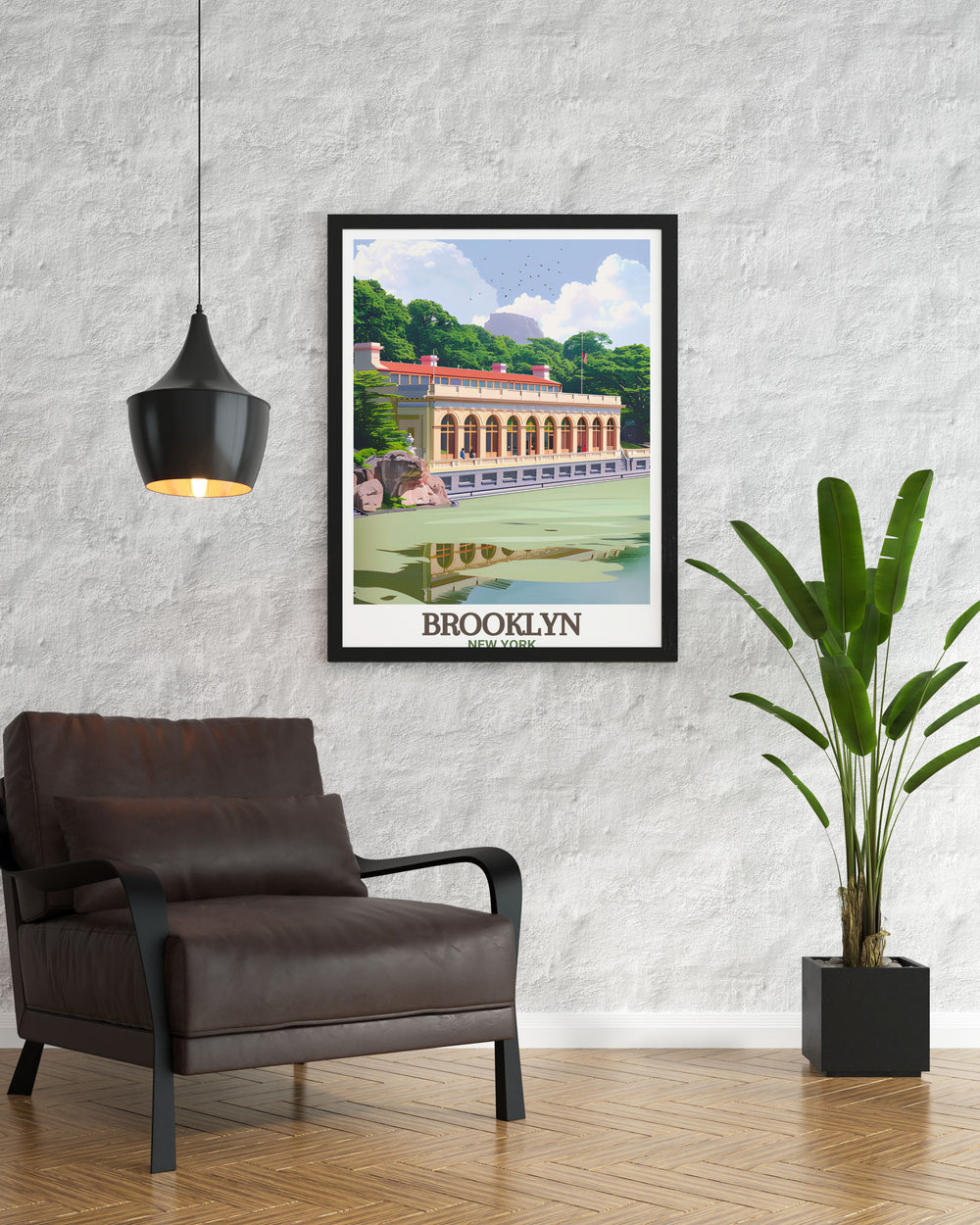 Stunning Prospect Park wall art showcasing the lush greenery and historic charm of the beloved New York park an excellent addition to any home decor bringing a touch of tranquility to your space
