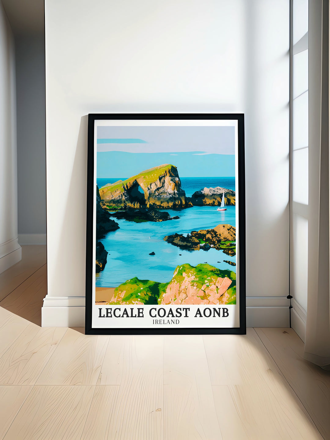 Lecale Coast AONB posters. These posters bring the stunning landscapes of Lecale Coast AONB, Lecale Way, and the North Sea into your home, making them perfect for travel enthusiasts and art collectors. Ideal for wall decor.