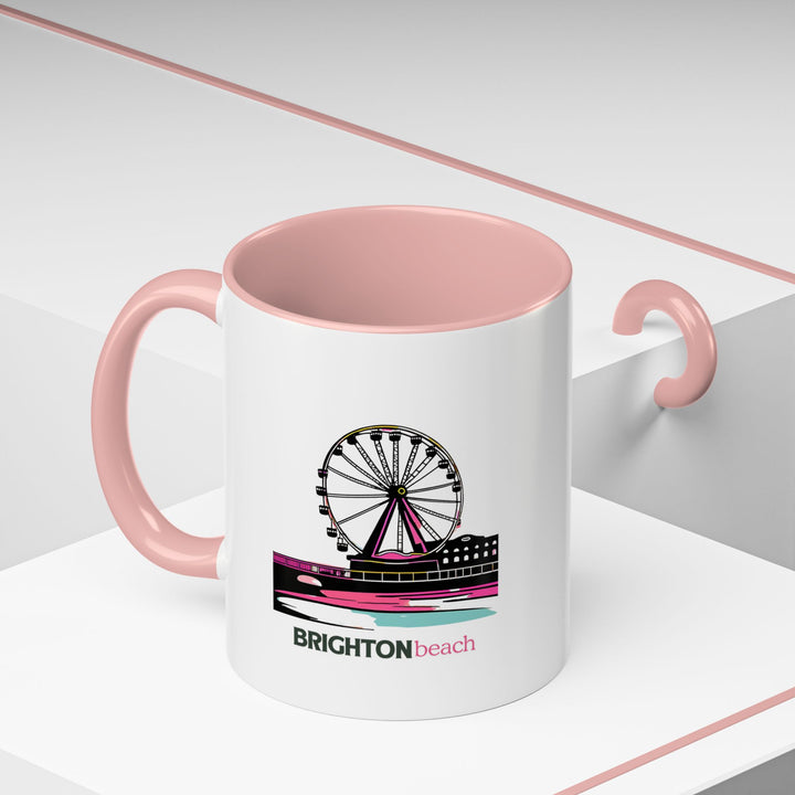 This Brighton Beach mug is a practical and stylish tribute to the UK’s most vibrant seaside destination. Featuring intricate designs, it is dishwasher-safe and ideal for gifting or personal use.