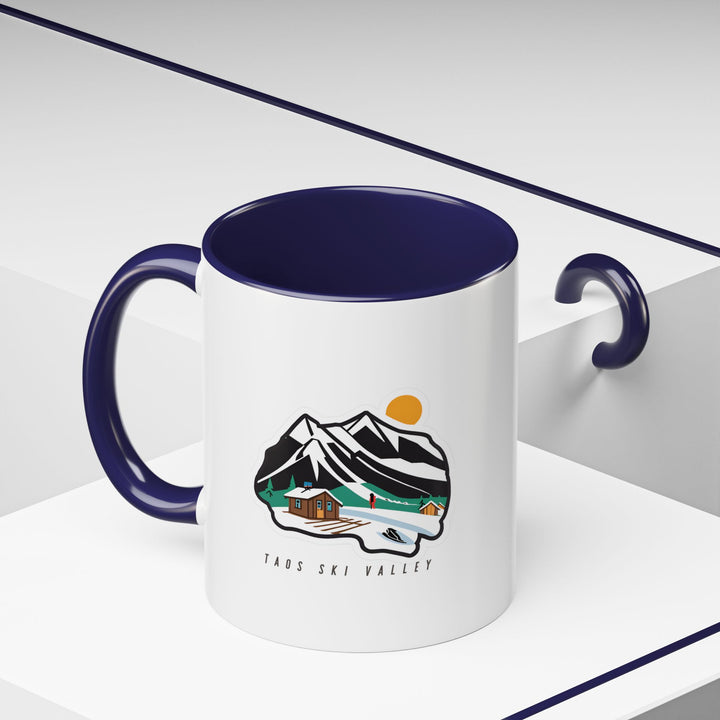 Enjoy the allure of Taos with this artistic mug featuring detailed illustrations of its iconic sights and natural beauty. Durable and dishwasher-safe, ideal for coffee or tea lovers and makes a meaningful gift for travelers and art enthusiasts.