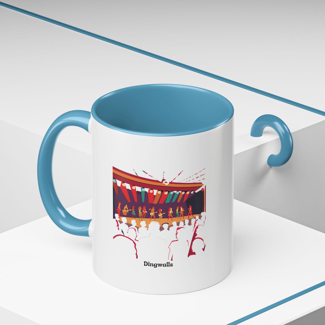 Bring Camden’s lively spirit to your mornings with this Dingwalls mug. Featuring bold designs, its dishwasher-safe ceramic build is both practical and stylish, making it a meaningful souvenir for travelers and music lovers alike.