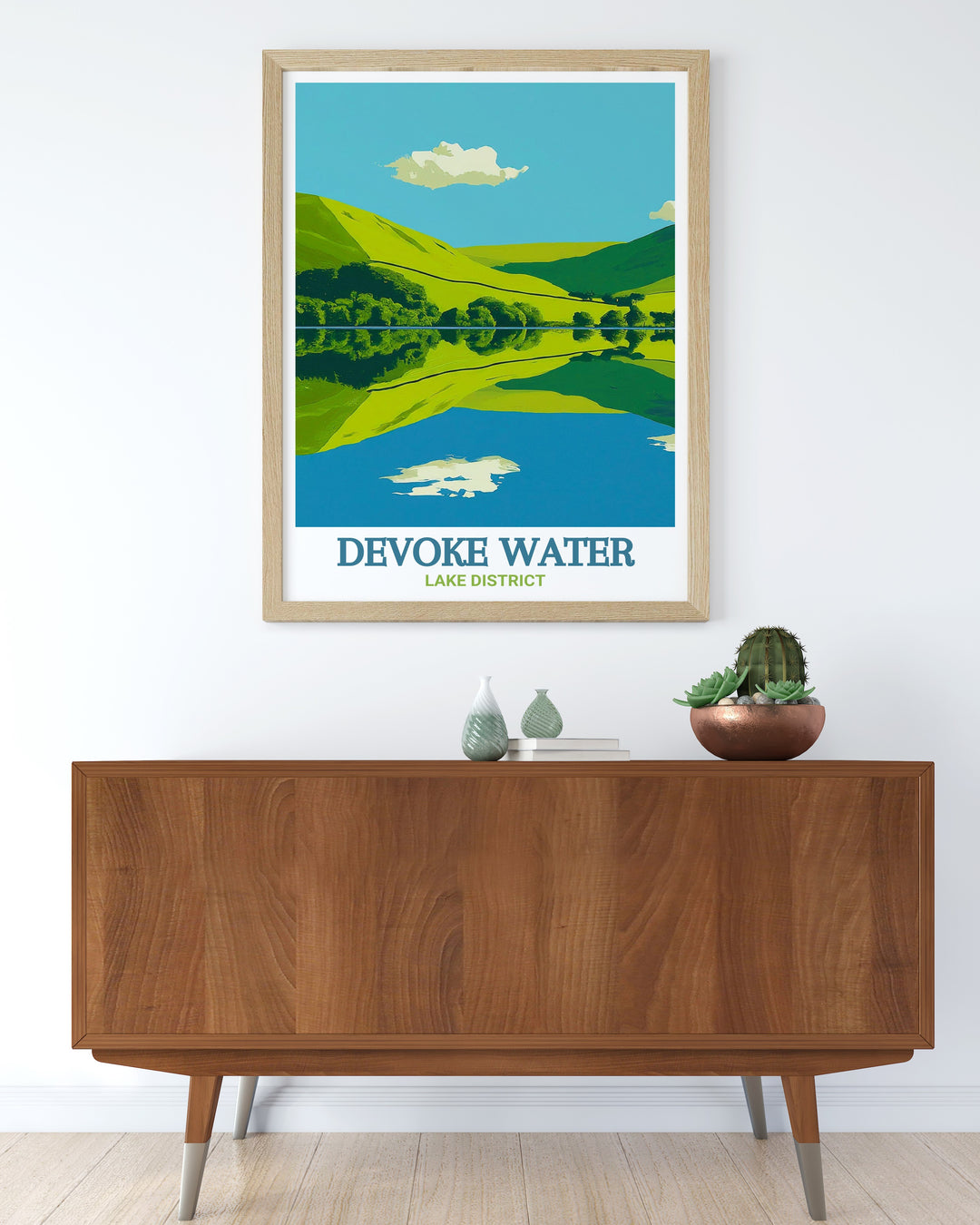 Highlighting the expansive moorlands of Birker Fell, this travel poster celebrates the adventurous spirit of the Lake District National Park. A stunning addition to any room, it brings the beauty of Cumbria into your home.