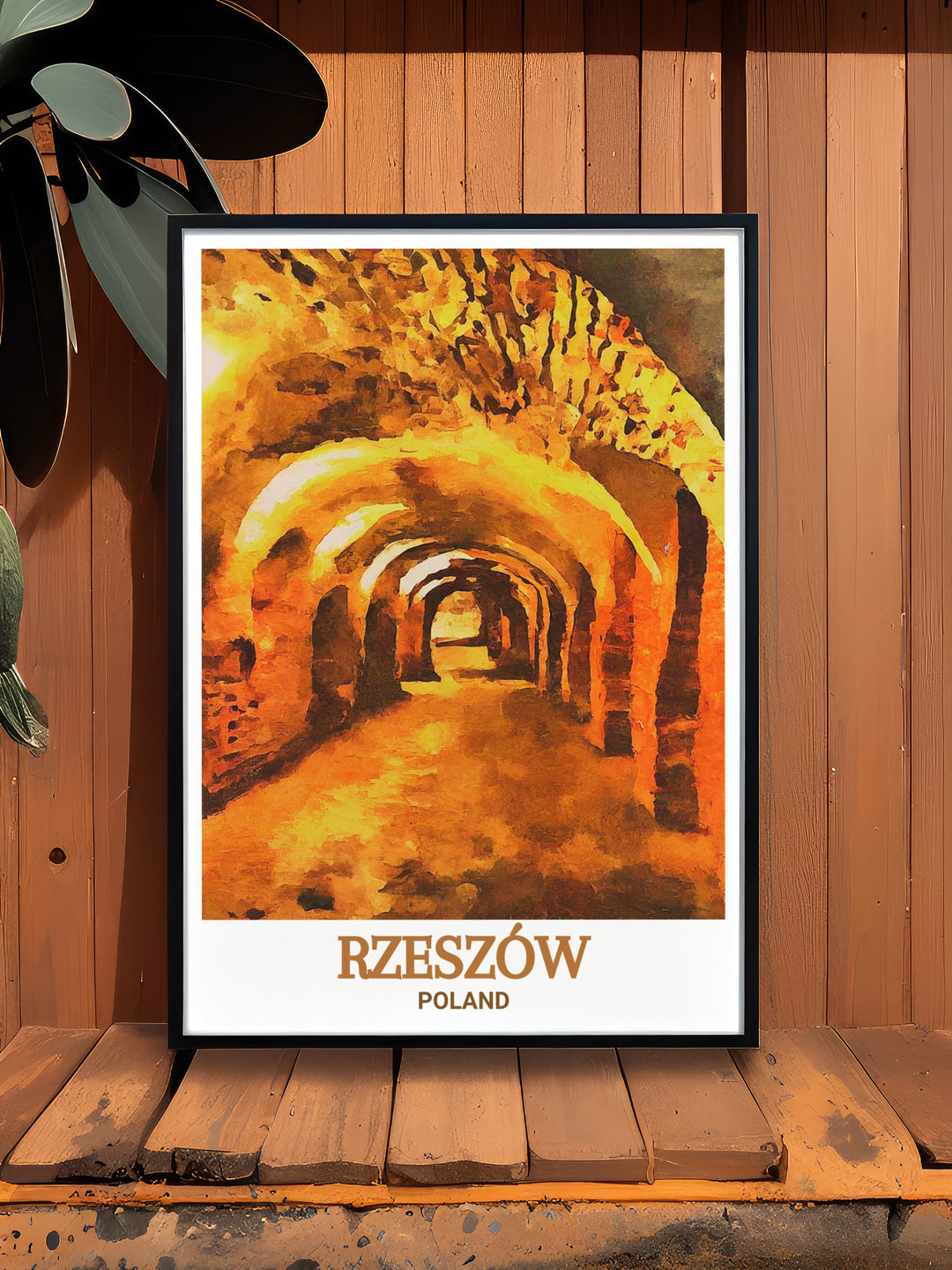 Add a piece of Polands rich heritage to your home with this Underground Tourist Route art print a stunning example of Poland artwork that transforms any space into a culturally significant and visually appealing environment.