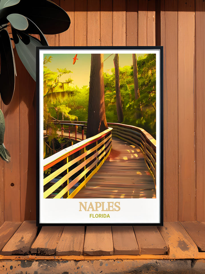 Florida Coast Travel Poster celebrates the breathtaking beauty of Floridas coastline, where the sun, sand, and sea create a perfect harmony. This print is a great addition for anyone who loves the beach and wants to capture the essence of Floridas coastal life.