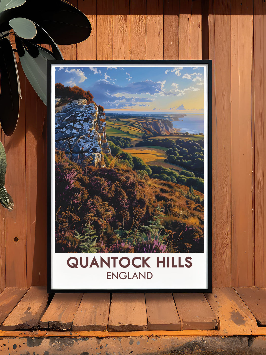 Wills Neck wall art capturing the enchanting landscapes of Quantock Hills and Somerset AONB a timeless piece that brings the natural beauty of The Quantocks and the Bristol Channel into your home decor