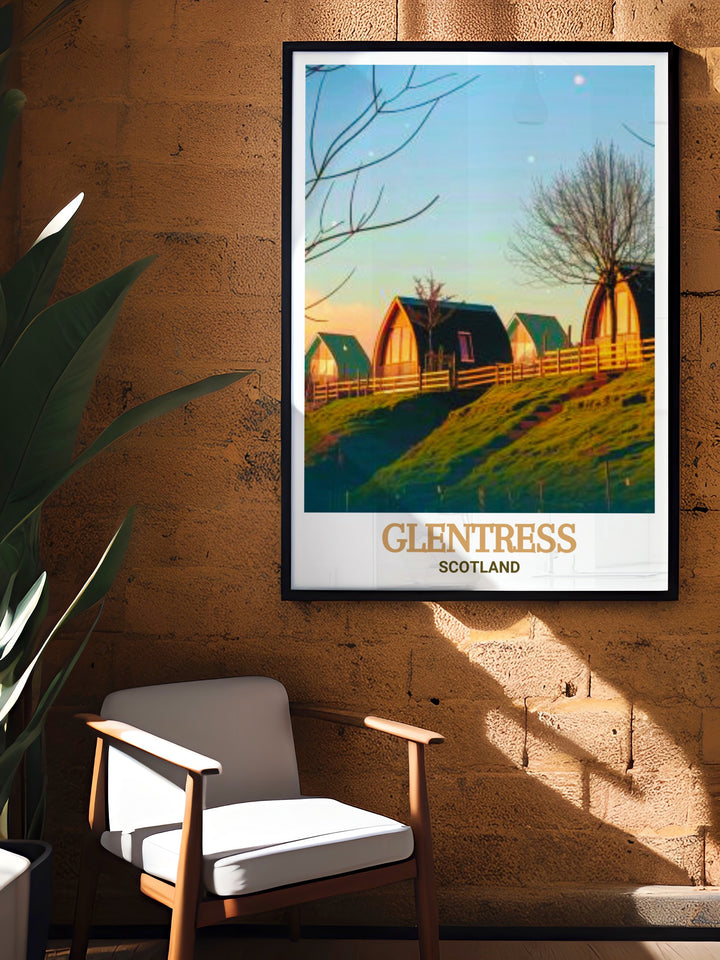 Bring the thrill of Glentress Bike Park and Glentress Forest Lodges into your living room with this stunning Glentress Print featuring the iconic Tweed Valley and MTB Trail Centre perfect for those who dream of adventure and outdoor exploration