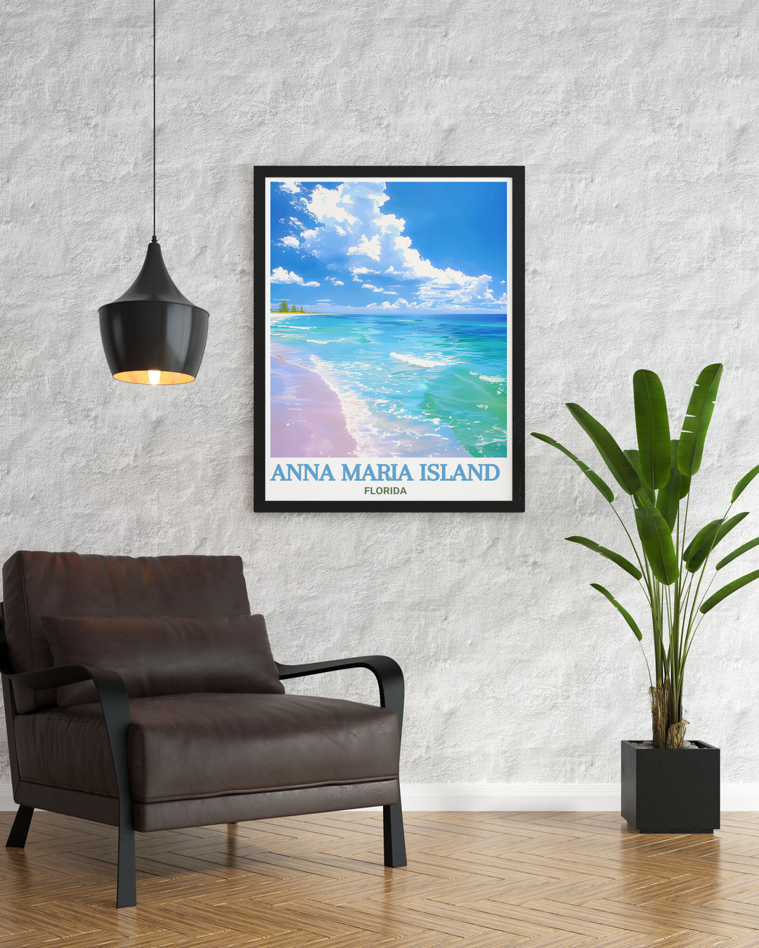 Transform your space with stunning Bean Point Beach artwork featuring the serene waters of Anna Maria Island. This Florida poster print brings the natural beauty of the coast into your home offering a sophisticated and soothing addition to your decor.