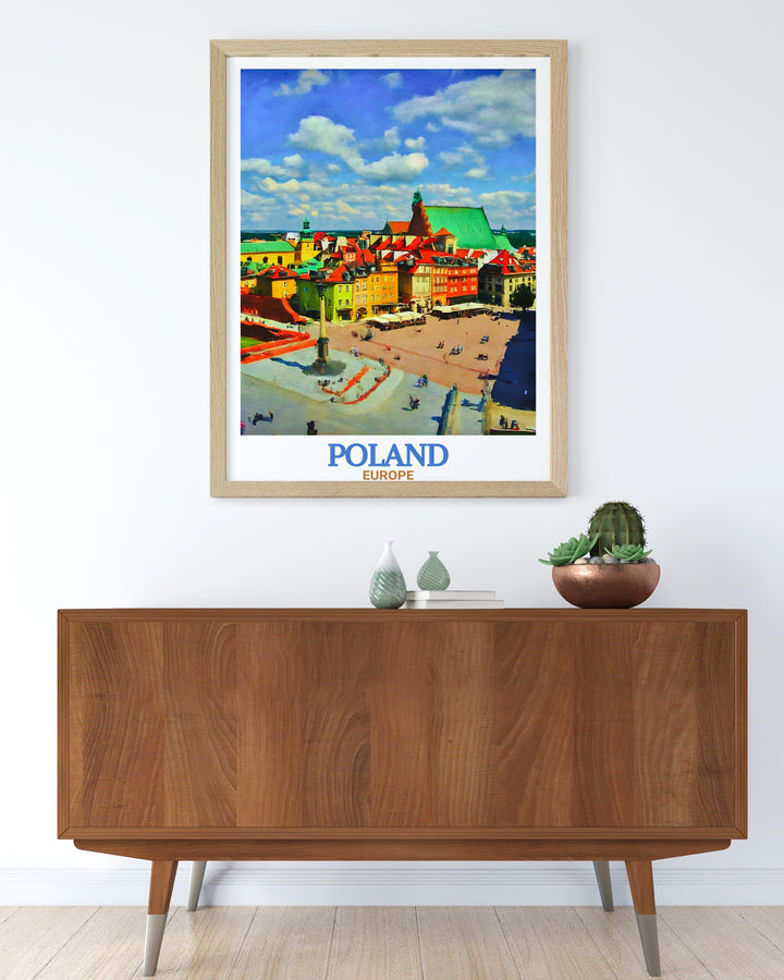 Zakopane Wall Art and Warsaw Old Town Modern Décor a beautiful blend of historical significance and modern art perfect for stunning living room decor and thoughtful gifts bringing the beauty of Poland into your home