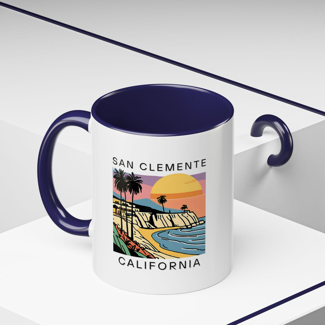 This San Clemente California mug is perfect for those who love the beach. With its detailed artwork of San Clemente’s coastline, it’s ideal for coffee or tea lovers. Durable, dishwasher and microwave safe, it’s a thoughtful gift or keepsake.