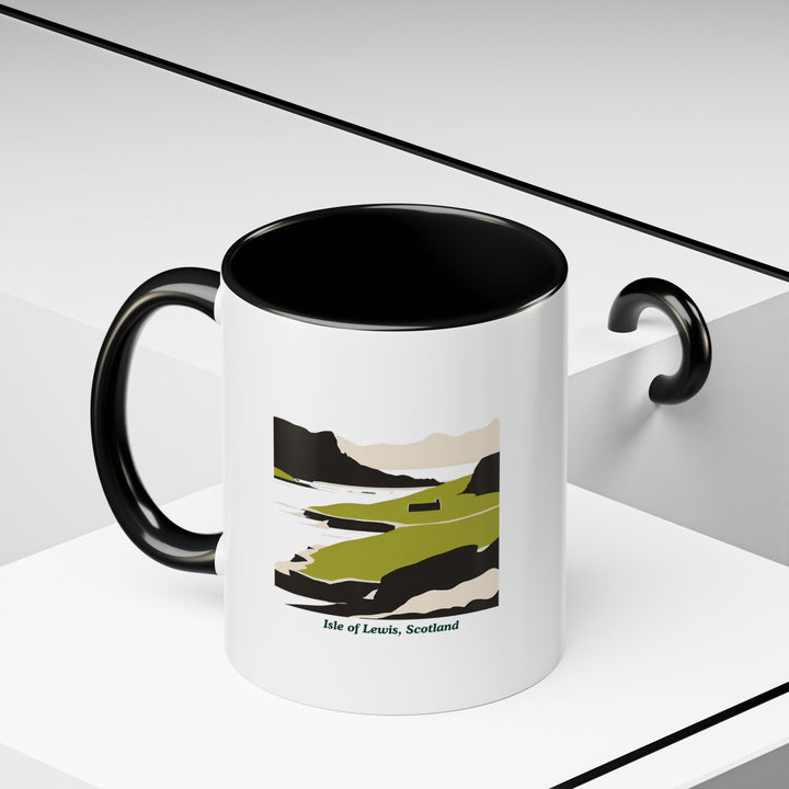 With beautiful artwork inspired by the Isle of Lewis, this mug is perfect for lovers of Scotland’s landscapes. Enjoy your coffee or tea while appreciating the charm of this iconic Scottish island. Dishwasher and microwave safe for convenience