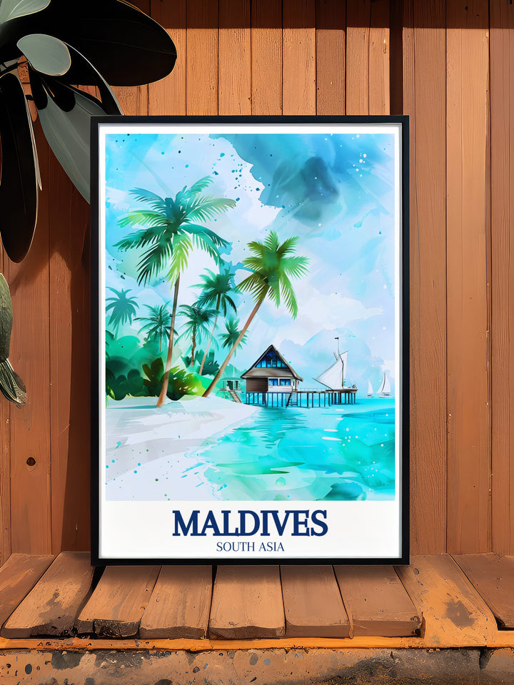 Hanifaru Bay Framed Art highlighting the vibrant marine life and the serene beaches of the Maldives. This framed art piece is a perfect addition to any space, offering a glimpse into the peaceful world of the Indian Ocean, ideal for creating a calming atmosphere.