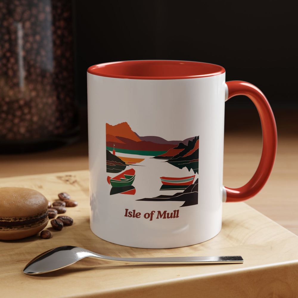 This Isle of Mull mug celebrates the island’s natural beauty through vibrant designs. Crafted from durable ceramic and dishwasher-safe, it is ideal for coffee or tea lovers and makes a meaningful gift for fans of the Isle of Mull’s charm.