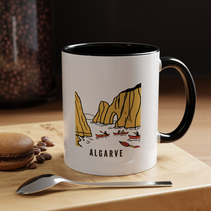 The Algarve mug is a beautiful tribute to Portugal’s scenic coastlines. Featuring elegant designs, this ceramic mug is perfect for coffee or tea lovers. Dishwasher-safe and durable, it is a meaningful gift or keepsake for admirers of Algarve’s charm.