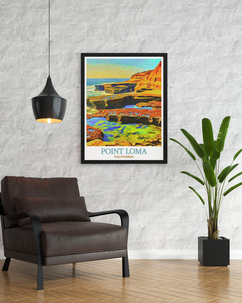 Elevate your living room with Point Loma Tide Pools stunning wall art this San Diego print captures the intricate details of the tide pools and the rugged coastline making it an ideal piece of Point Loma decor for anyone who loves the natural beauty of San Diego