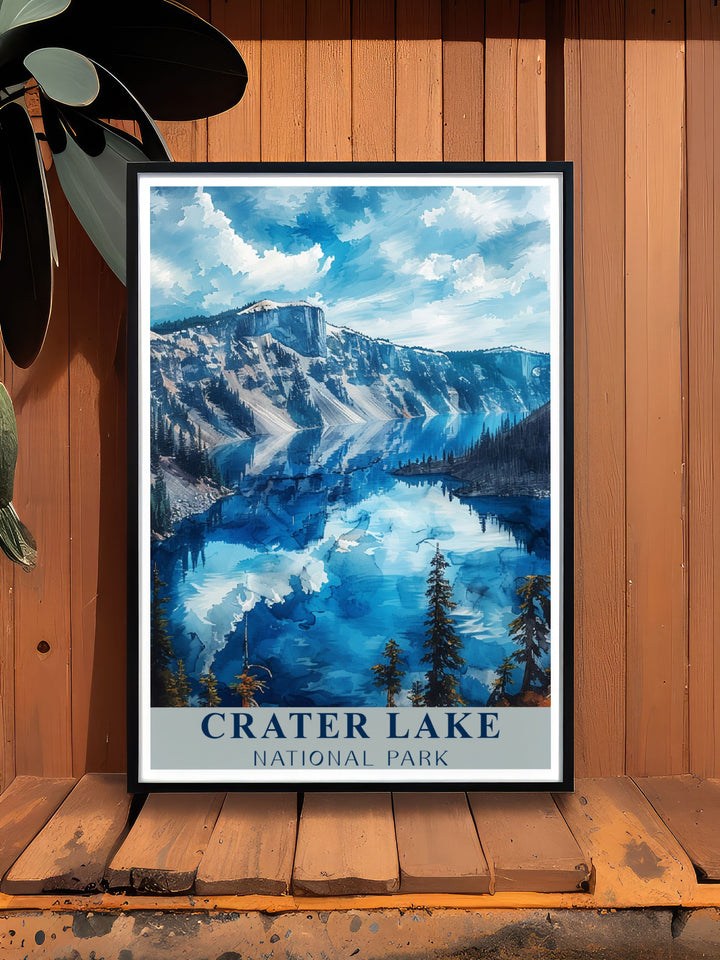 High quality Caldera Prints featuring Crater Lake. Perfect for adding a touch of nature to your home or office decor. These detailed prints capture the serene beauty and dramatic landscapes of Crater Lake.