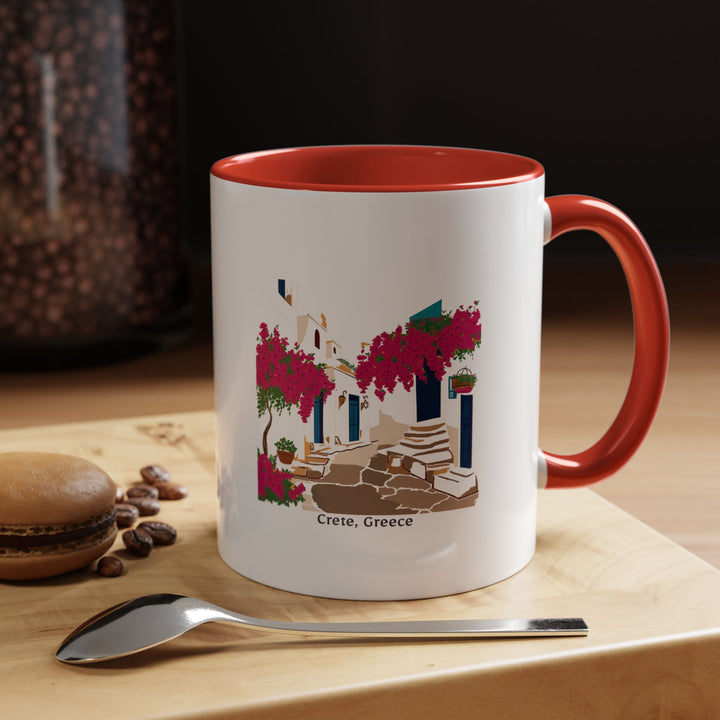 This beautifully designed Crete Greece mug captures the charm of the island’s landscapes. Perfect for coffee or tea lovers, it features vibrant artwork inspired by Crete’s stunning natural beauty. Durable and dishwasher safe, it makes a meaningful gift for travelers.