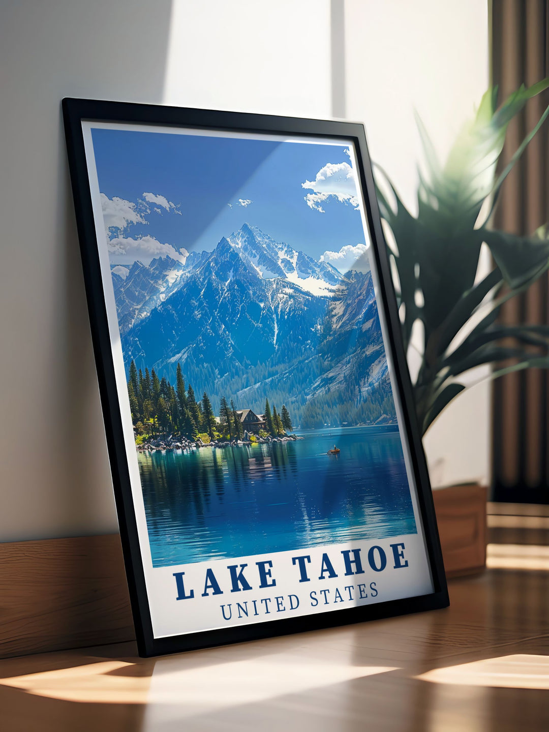 Sierra Nevada Modern Prints of Lake Tahoe add elegance and sophistication to your living room bedroom or office transforming your space