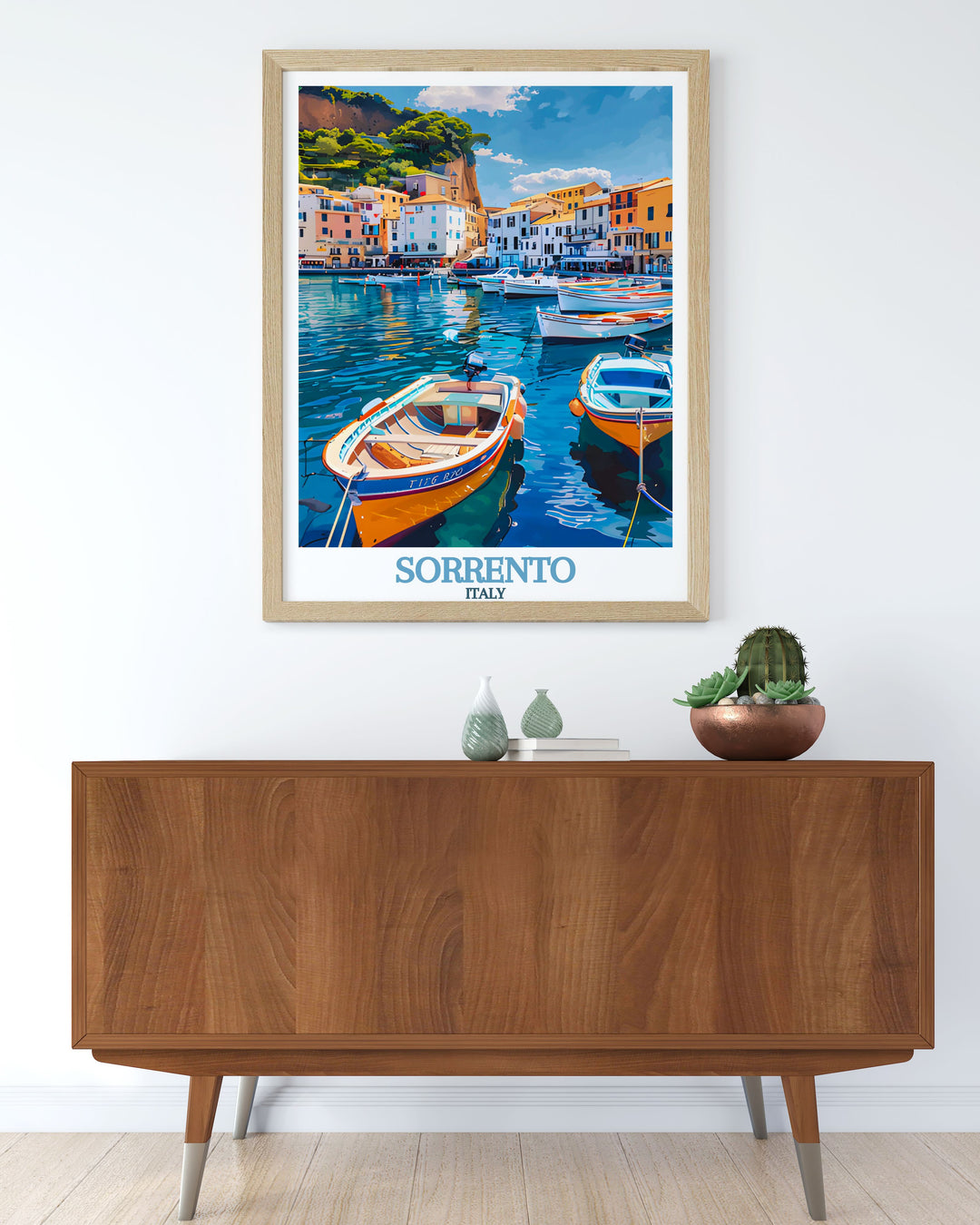 Add a unique touch to your home with the Sorrento photo and Marina Grande stunning prints featuring fine line art and detailed city views.