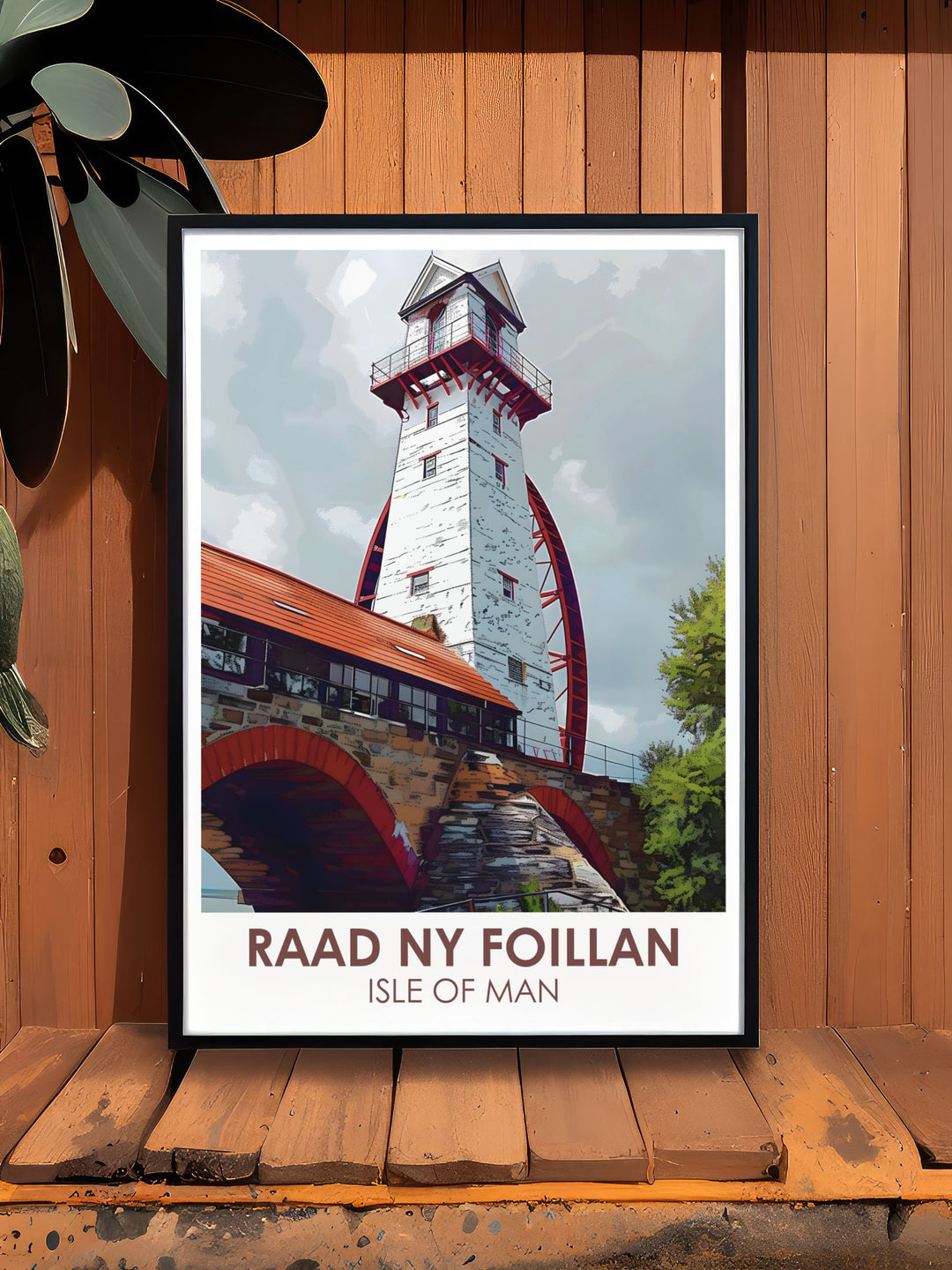 Stunning Laxery wheel Framed Prints showcasing the beauty of the Isle of Man including Bucket List Prints of Raad Ny Foillan Hike and the charming Douglas Harbour ideal for creating an elegant home atmosphere