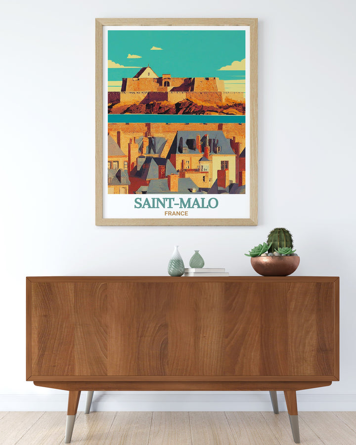 Add a touch of history to your home with our Saint Malo Intra Muros stunning prints capturing the charm and elegance of this historic French landmark