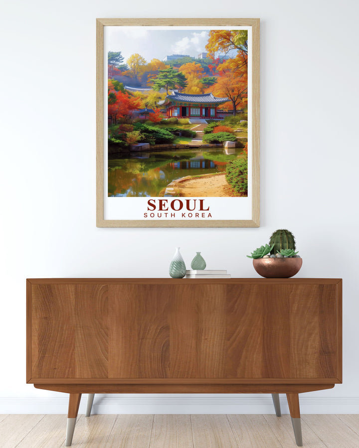 Elegant Seoul Photograph of Changdeokgung Palace a perfect addition to any collection of South Korea prints and artwork