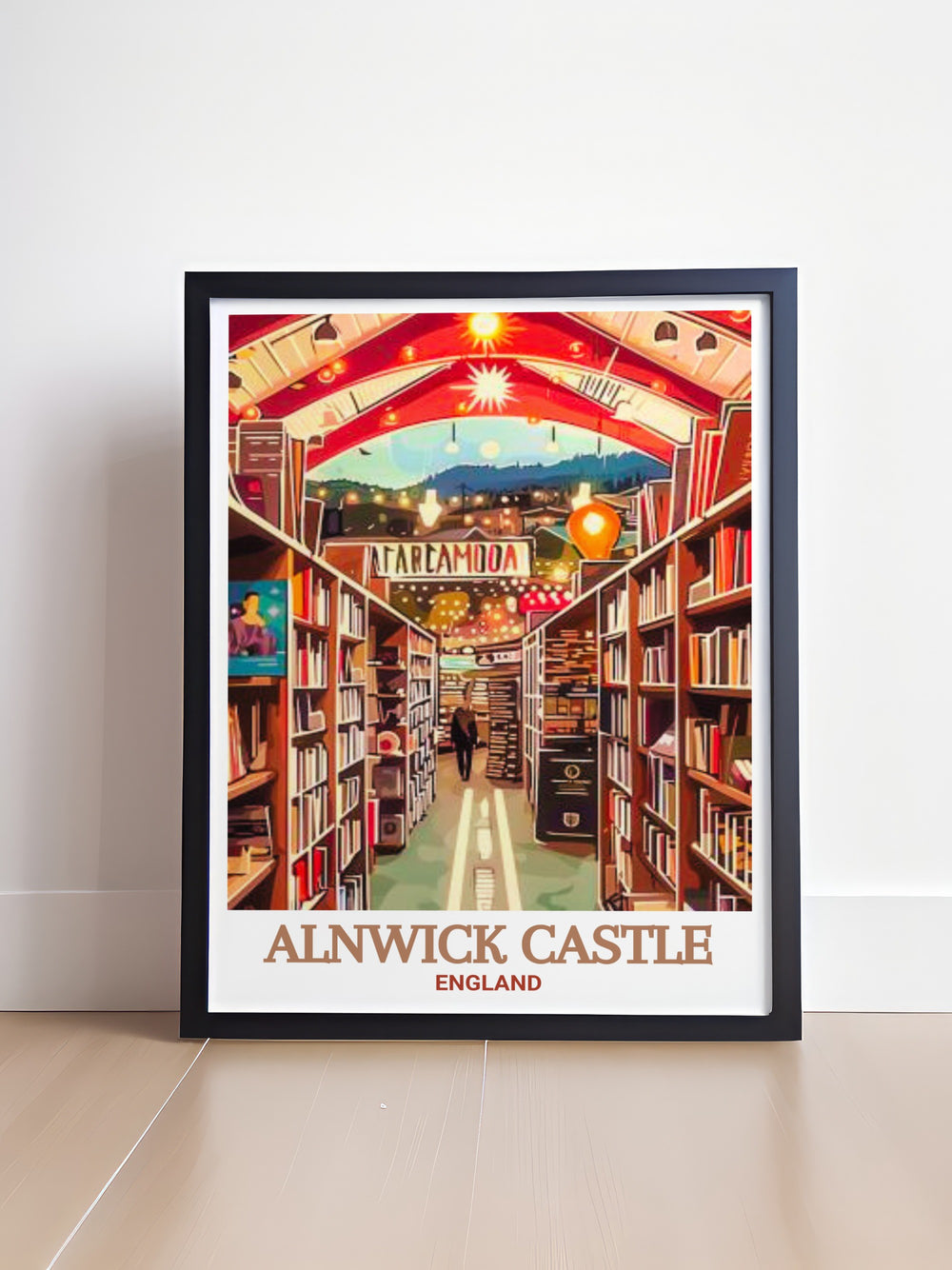 Barter Books Decor piece capturing the tranquil beauty and literary history of this beloved bookstore in Alnwick. The artwork offers a serene view of Barter Books, ideal for creating a peaceful ambiance in any room