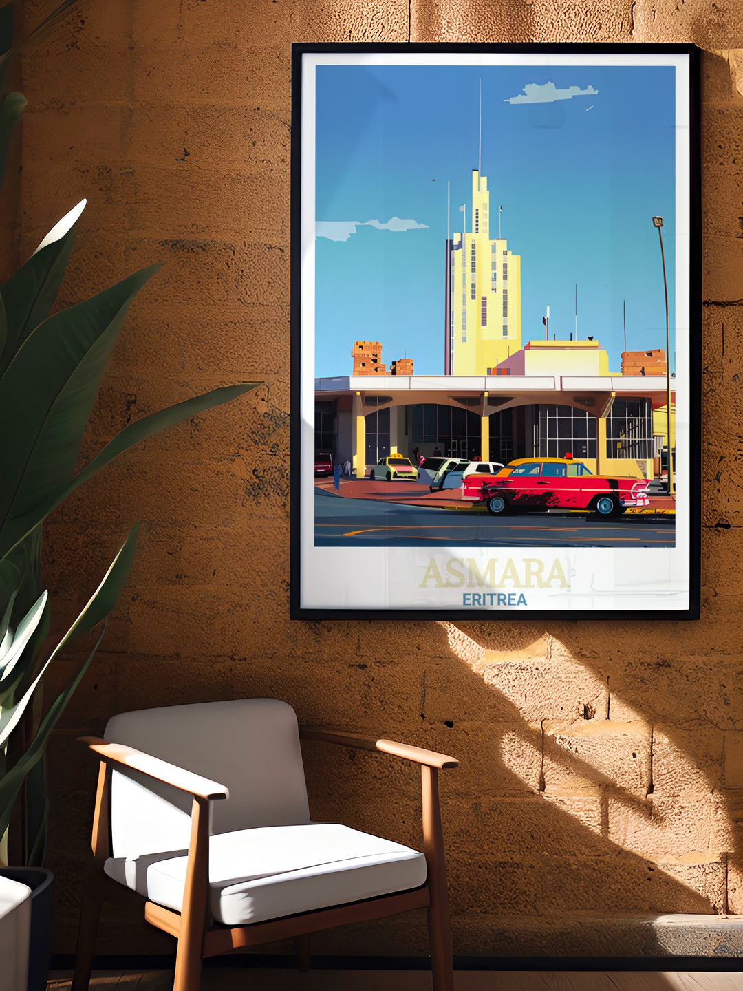 Personalized gift option showcasing Fiat Tagliero Building in a stunning print, perfect for architecture enthusiasts and lovers of unique decor.