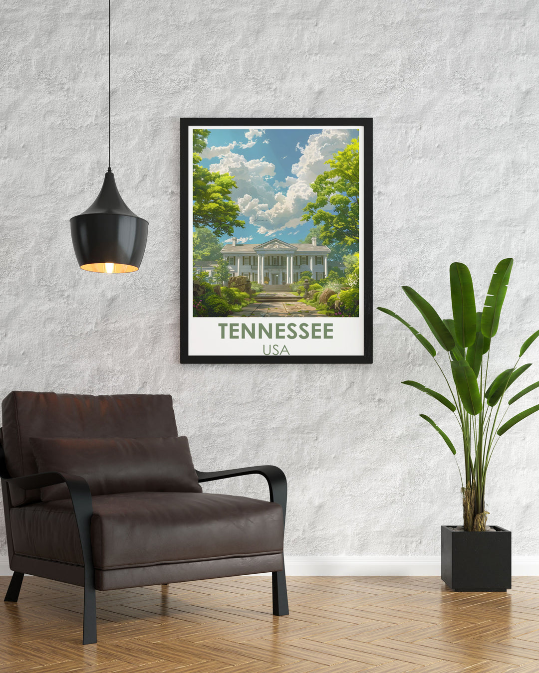Nashville Tennessee Country Music Poster highlighting the legendary Ryman Auditorium and Grand Ole Opry. This USA Travel Poster showcases the essence of Music City making it an ideal gift for country music lovers and fans of Graceland Digital artwork and vintage prints.