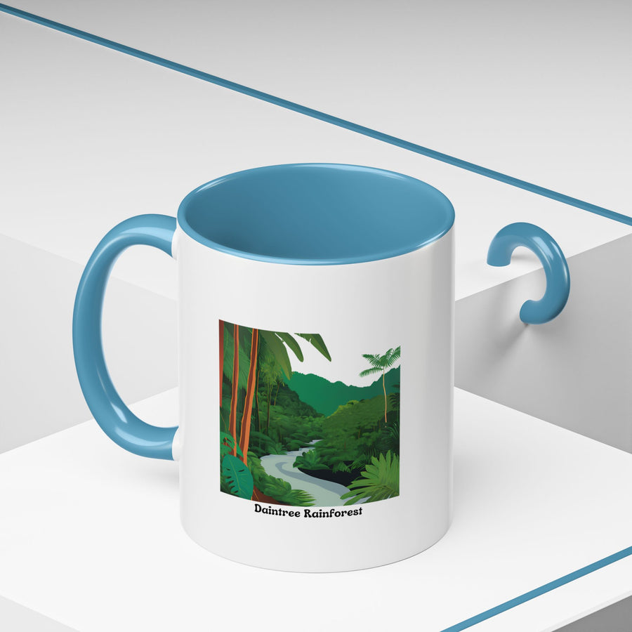 Bring the essence of the Daintree into your home with this ceramic mug featuring intricate tropical artwork. Dishwasher and microwave safe, it is an ideal gift or keepsake for travelers who admire Australia’s natural beauty.