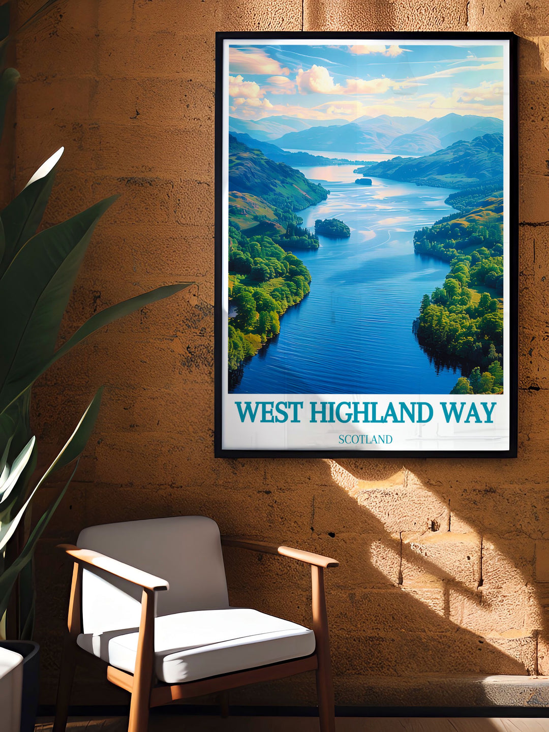 Loch Lomond Stunning Prints featuring the picturesque scenery of Glencoe Scotland and the West Highland Way. This National Park Print is perfect for those who love Scotlands natural beauty and makes a great gift for adventurers and nature lovers alike.